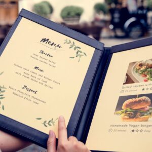 Menu Nhựa