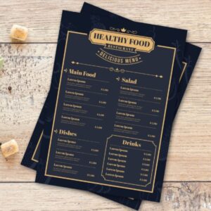 Menu Nhựa
